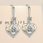 Ella női fülbevaló whitegold