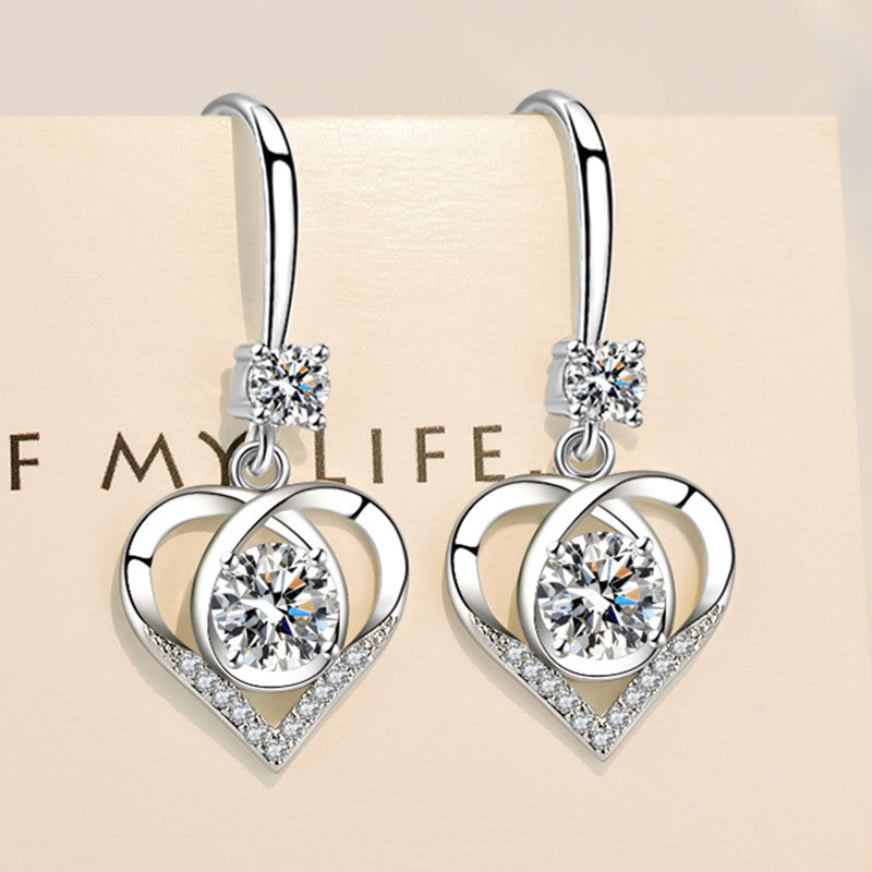 Ella női fülbevaló whitegold