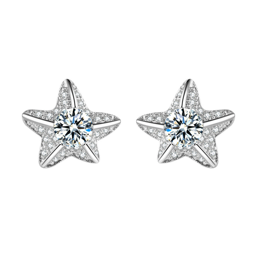 Elia női fülbevaló whitegold