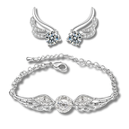 Isaure angyalszárny szett whitegold