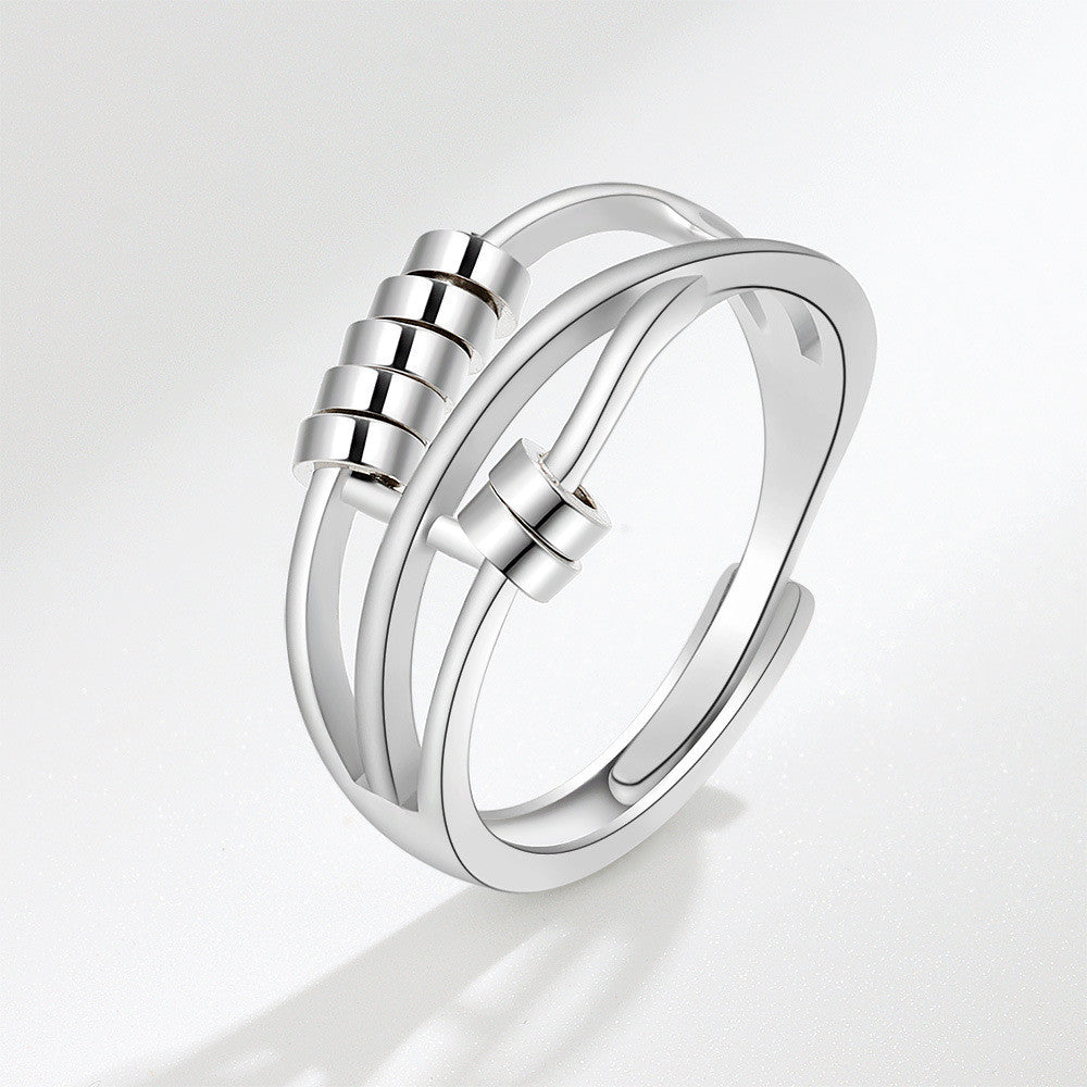 Eleza esüstös gyűrű (állítható méret)