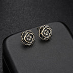 Syrine női fülbevaló fekete-arany