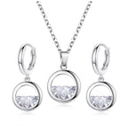 Arvella kristály ékszer szett