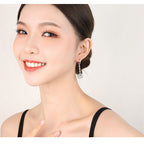 Mariam ezüstös női fülbevaló