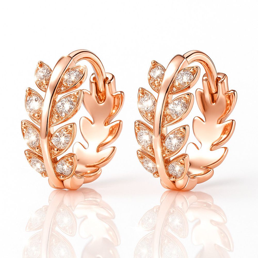 Shayna női fülbevaló rosegold