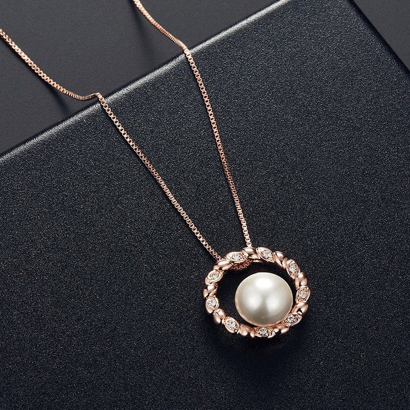 Janelle női ékszer szett rosegold