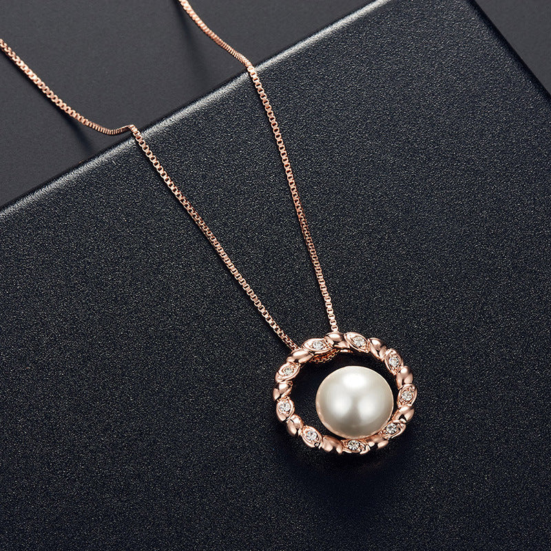 Smoon Vivara gyöngyös ékszer szett rosegold