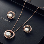 Smoon Vivara gyöngyös ékszer szett rosegold