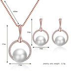 Kessy női ékszer szett rosegold