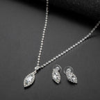 Abigael női ékszer szett whitegold