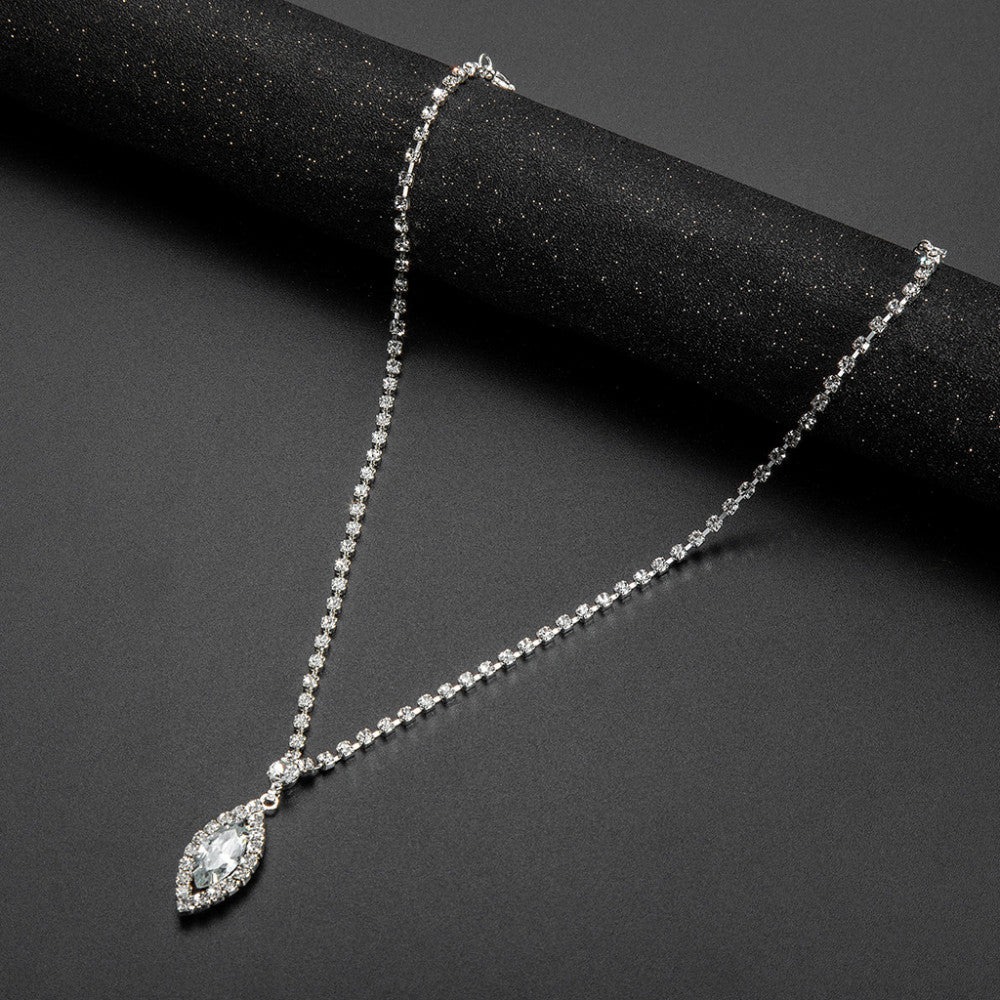 Abigael női ékszer szett whitegold