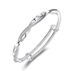 Twist ezüstös karkötő