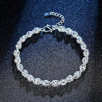 Valentina ezüstös női karkötő