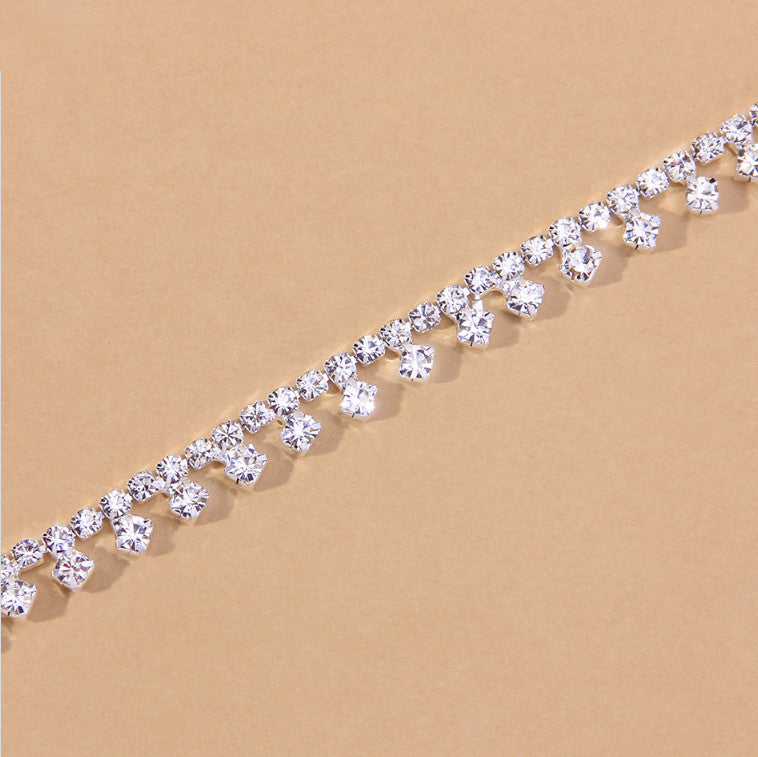 Smoon csüngő kristályok bokalánc