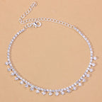 Smoon csüngő kristályok bokalánc