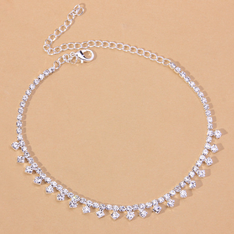 Smoon csüngő kristályok bokalánc