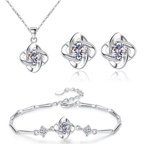 Carmelita ékszer szett whitegold
