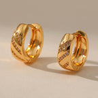 Angelica kristályos fülbevaló gold