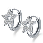 Justine fülbevaló whitegold