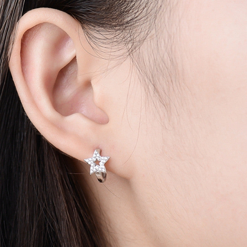 Justine fülbevaló whitegold