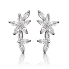 Roxy kristályos fülbevaló whitegold