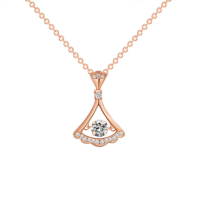 Elesa nyaklánc rosegold