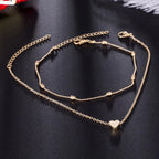 Smoon dulpa bokalánc szív medállal gold