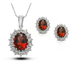 Smoon Elaris ékszer szett whitegold-piros