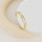 Lánc mintájú karkötő  gold