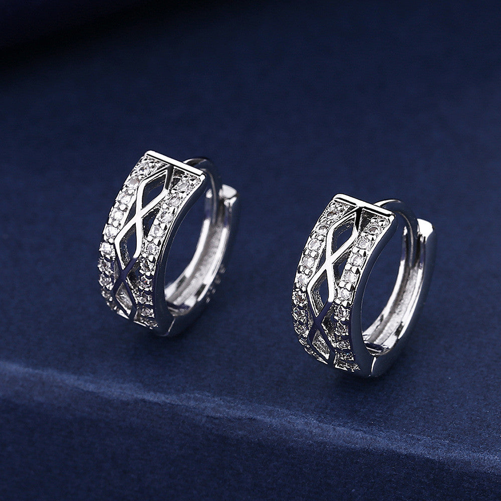 Sofie fülbevaló whitegold