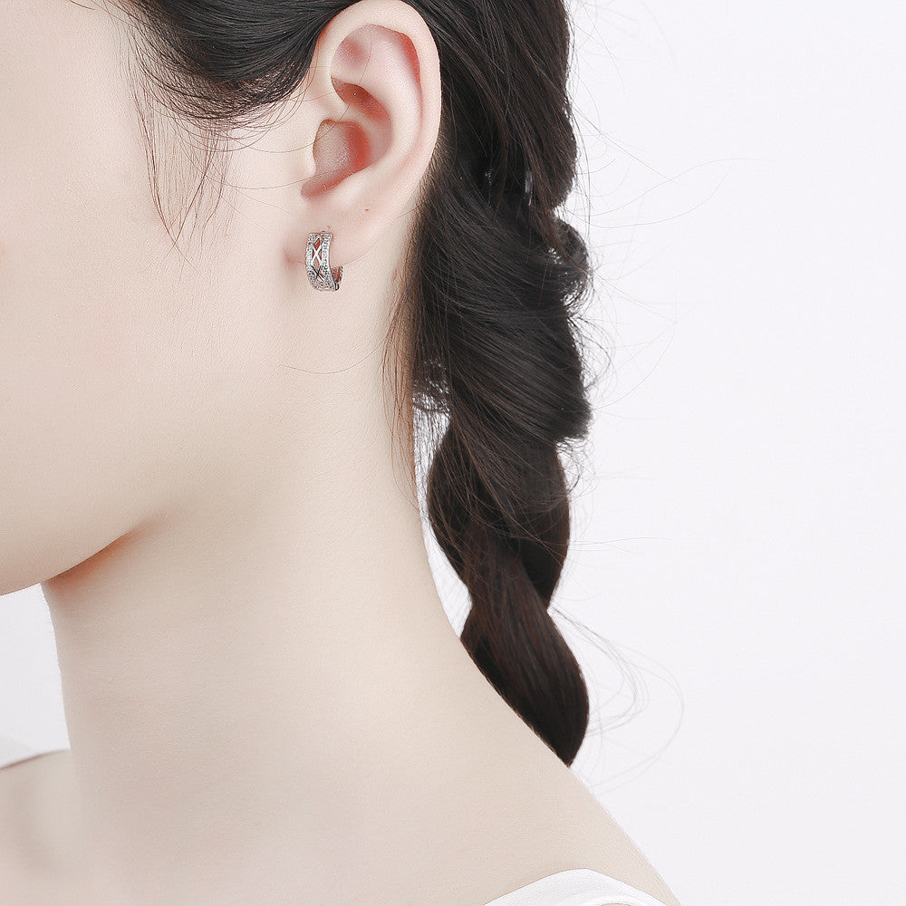 Sofie fülbevaló whitegold