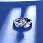 Tiana kristályos gyűrű whitegold (állítható méret)