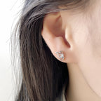 Pici pillangó fülbevaló whitegold