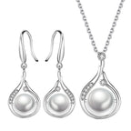 Smoon Elenya gyöngyös ékszer szett whitegold