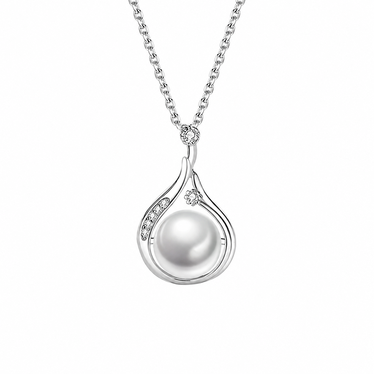 Smoon Elenya gyöngyös ékszer szett whitegold