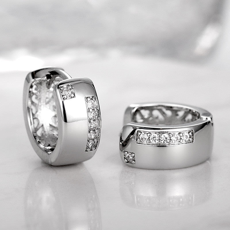 Emily fülbevaló +gyűrű szett whitegold