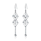 Mila fülbevaló whitegold