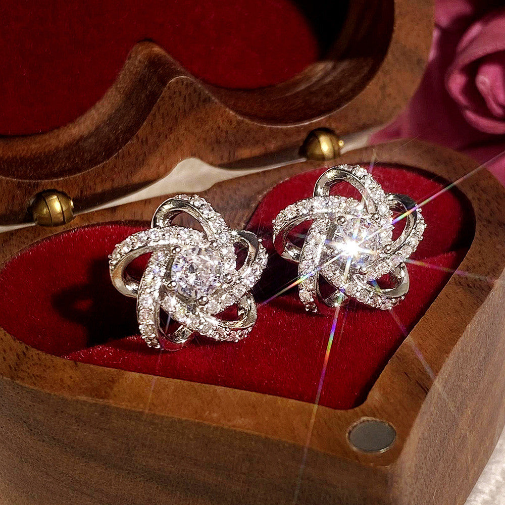 Eleanor fülbevaló whitegold