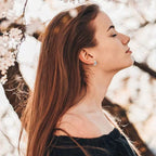 Ariana fülbevaló whitegold