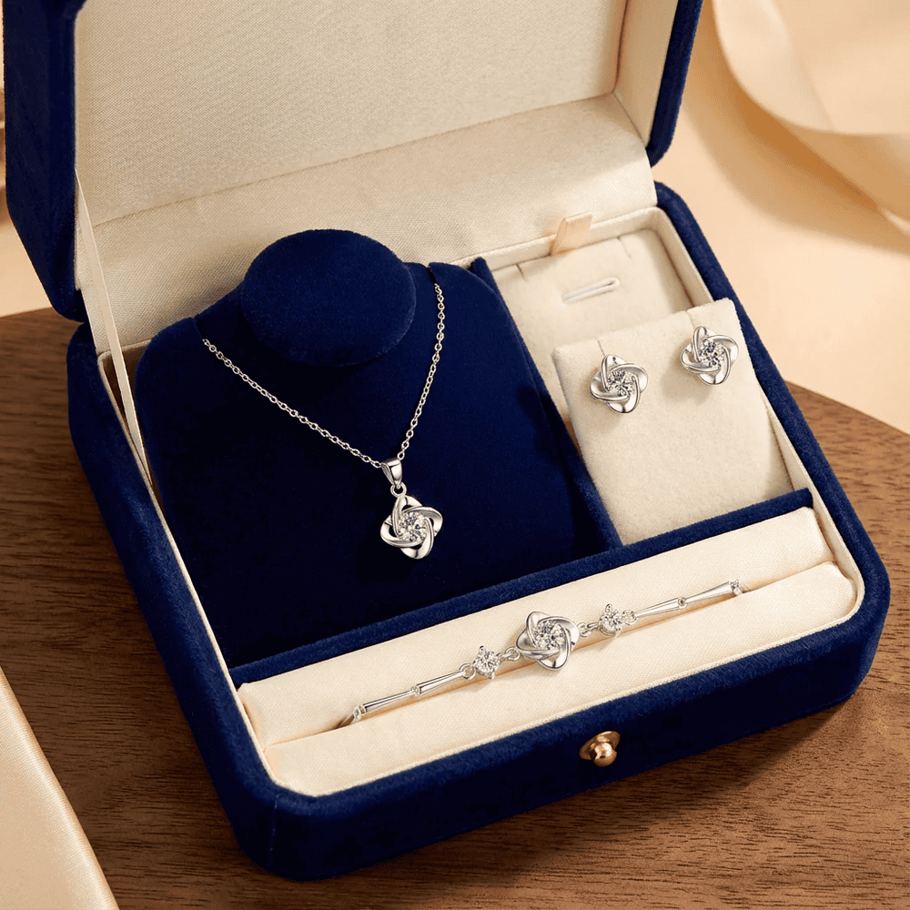 Carmelita ékszer szett whitegold