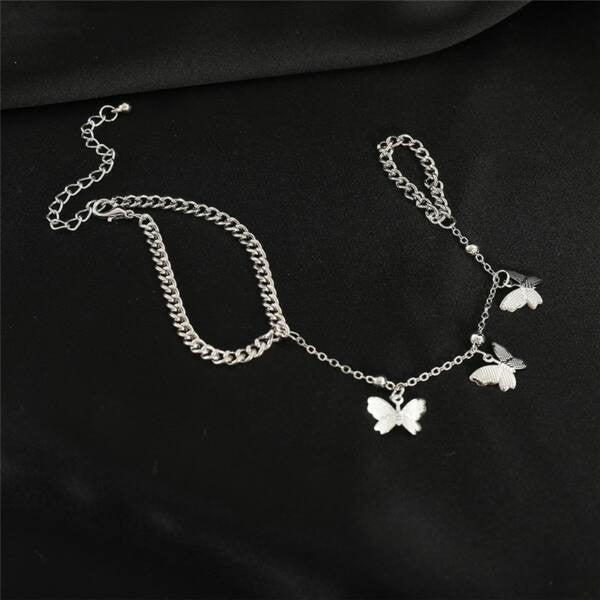 Smoon pillangós karkötő-csuklódísz fehérarany