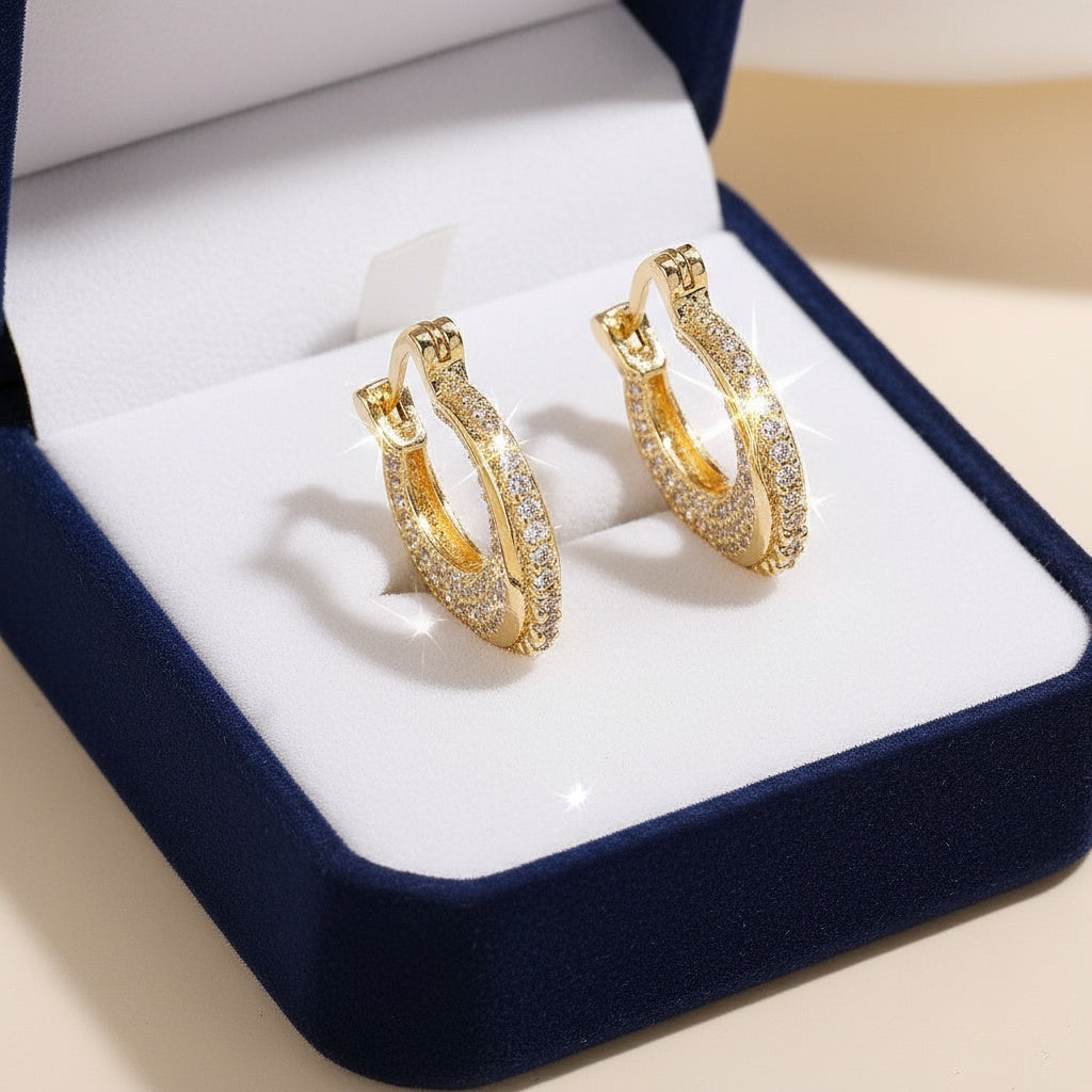 Vanessa fülbevaló gold