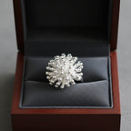 Alejandra ezüstös női gyűrű