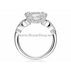 Smoon G197 patkós szerencsegyűrű szimulált gyémánttal