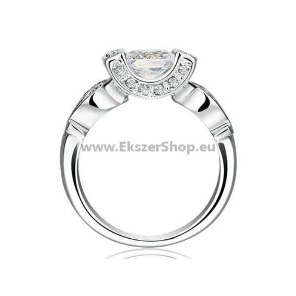 Smoon G197 patkós szerencsegyűrű szimulált gyémánttal