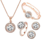 Smoon óra-ékszer készlet rosegold LV0045