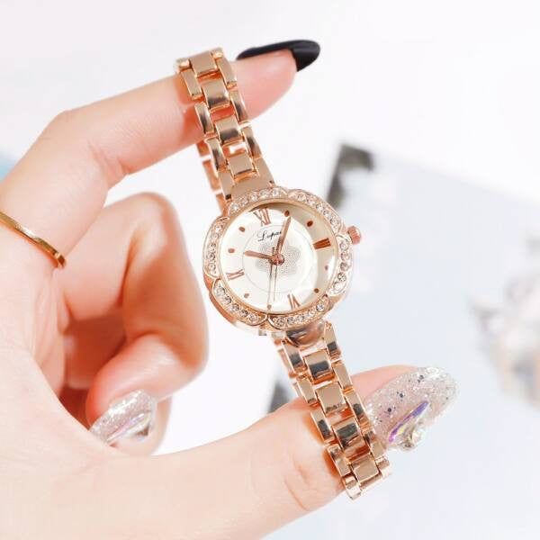 Smoon óra-ékszer készlet rosegold LV0045