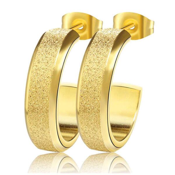 Nemesacél Smoon Luxury Goldy fülbevaló