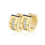 Nemesacél Smoon Luxury Letitia gold fülbevaló