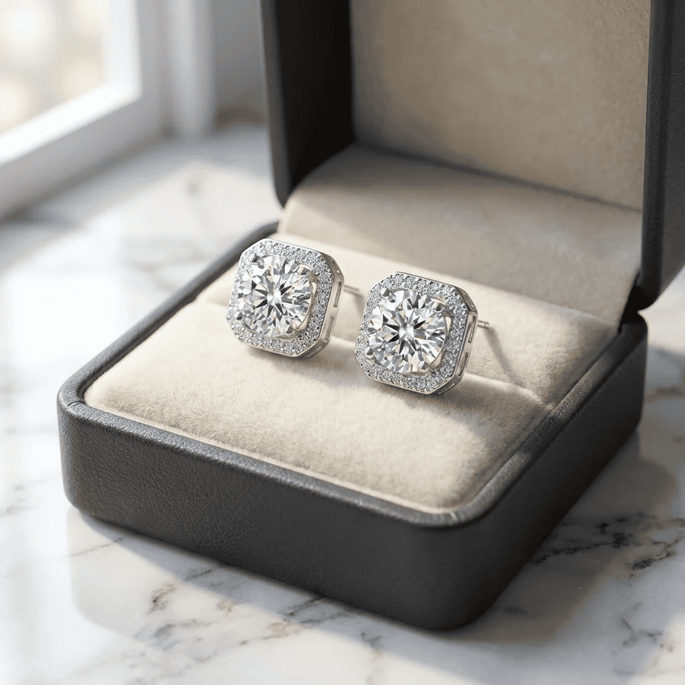 Fabiana-Isis nyaklánc +fülbevaló szett whitegold